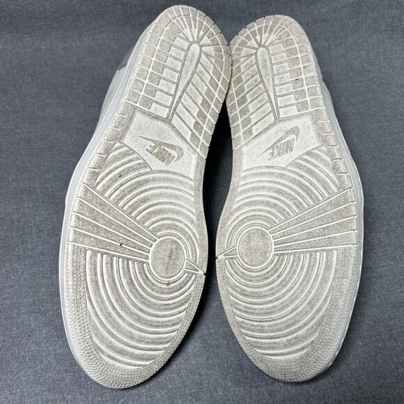 AV3918-005 Nike Women 12 Air Jordan 1 Retro Low Slip On Shoes “Atmosphere Grey” - Picture 9 of 10